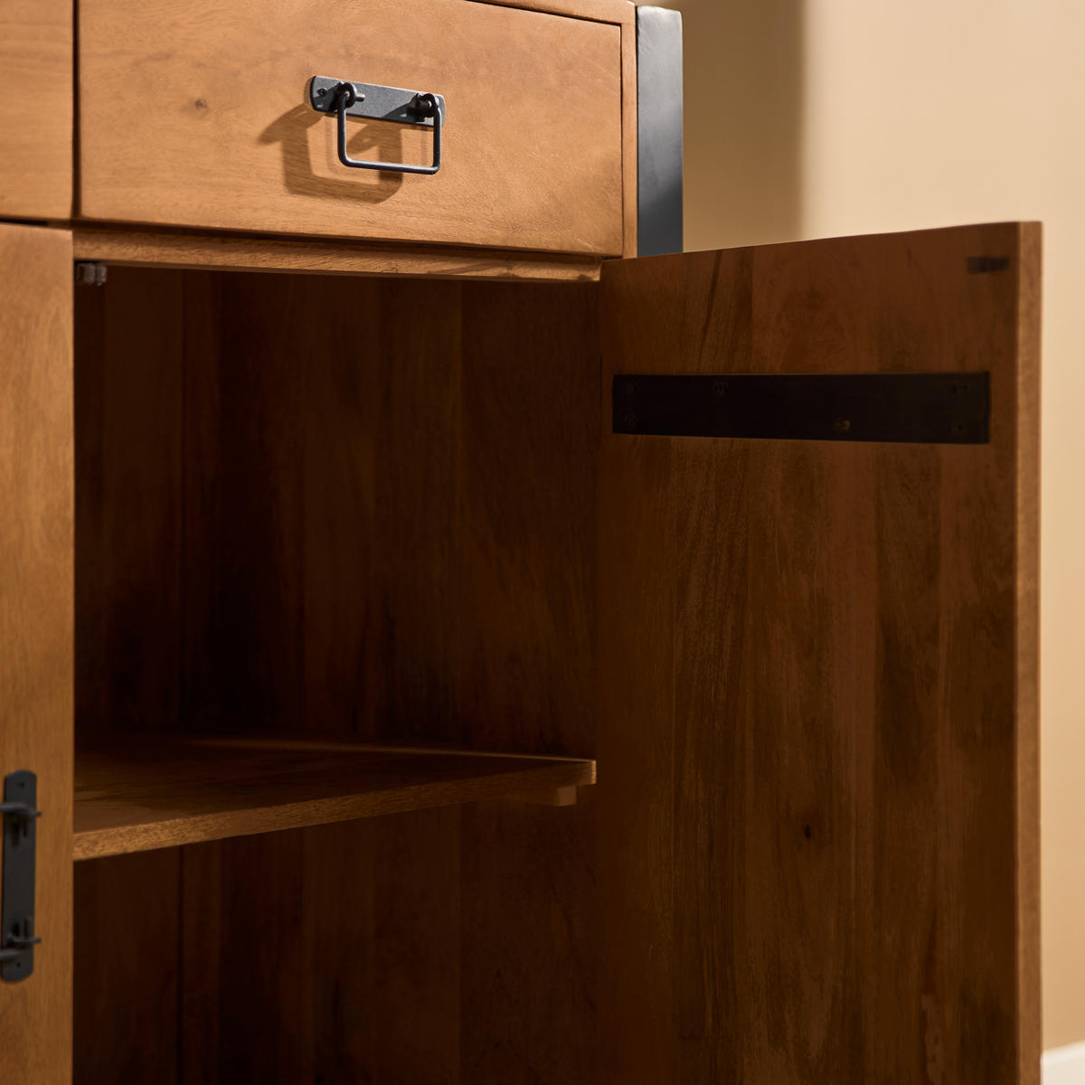 VITRINE Boaz Braun 45/200/220 cm - Braun, Holz (200/220/45cm) - Starfurn