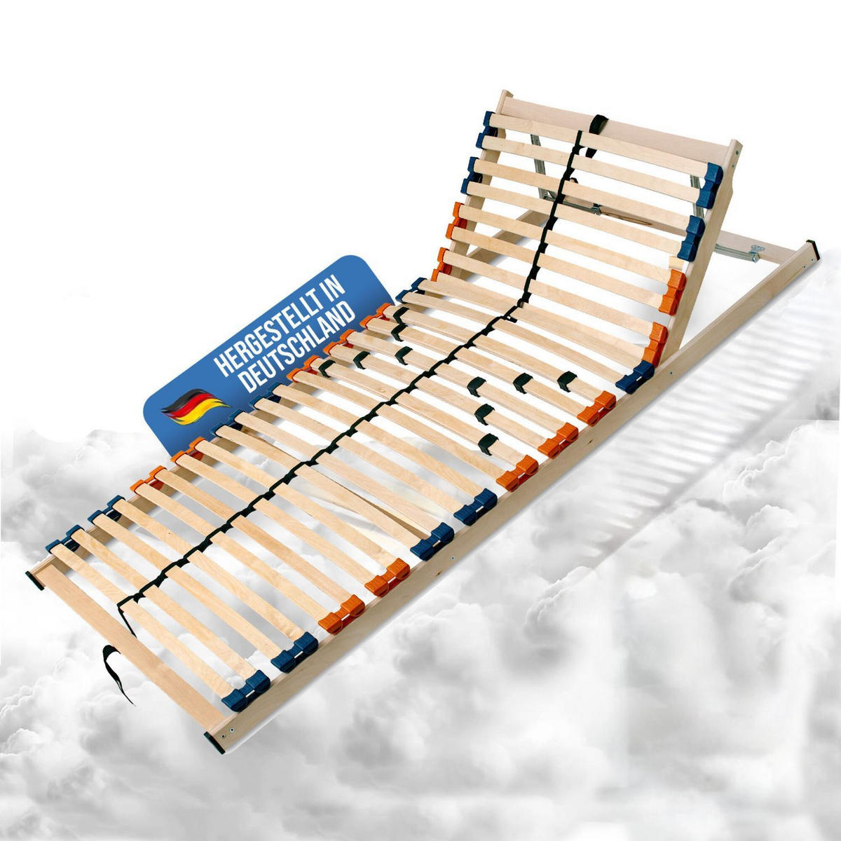 LATTENROST MULTIRA K Kopfteil verstellbar 90x200 cm - Naturfarben, Holz (90/200cm) - Coemo