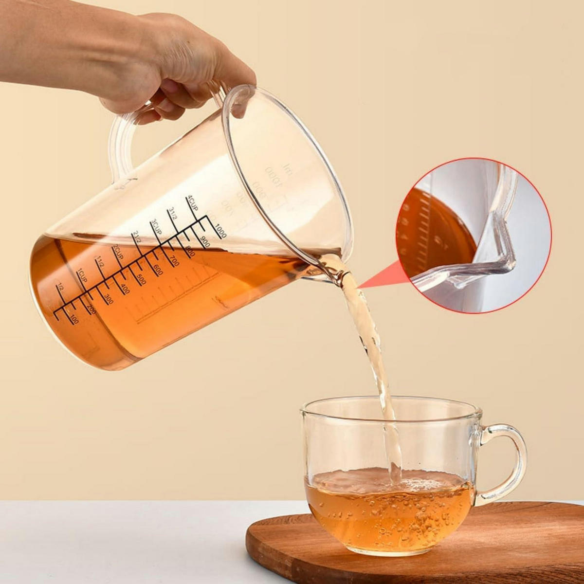MESSBECHER 2000 ml BPA-frei transparent - Transparent, Kunststoff (2L)
