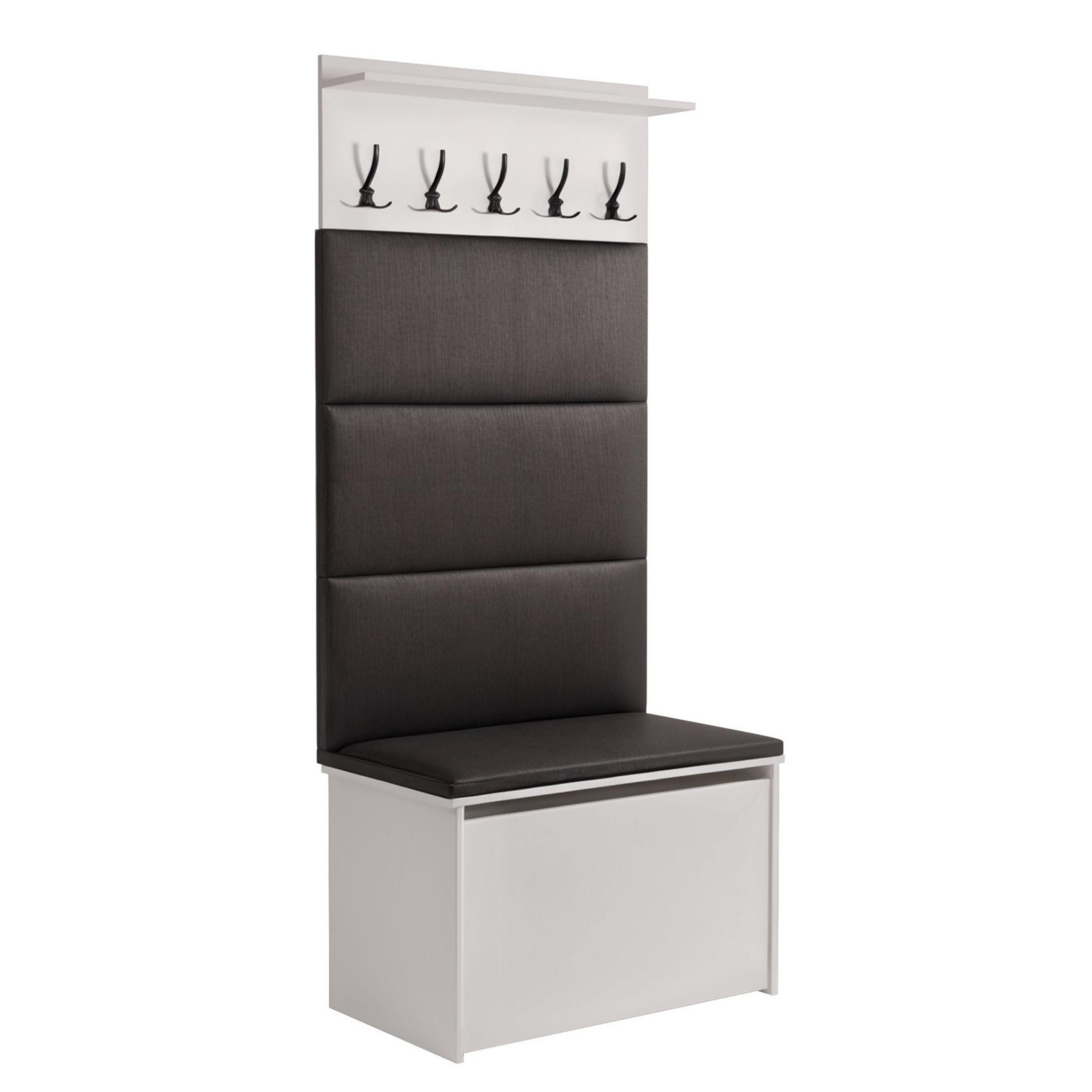 FLURMÖBEL Andy - Graphitfarben, Holzwerkstoff (40/192/73cm) - RAUMHIRSCH FURNITURE