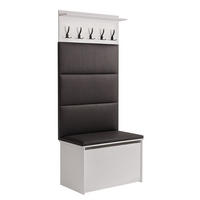 FLURMÖBEL Andy - Graphitfarben, Holzwerkstoff (40/192/73cm) - RAUMHIRSCH FURNITURE