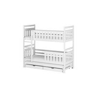 ETAGENBETT WEIß - Weiß, Holz (90/200cm) - FURNLUX