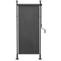 SENKRECHTMARKISE, Polyester, Dunkelgrau - Dunkelgrau, Kunststoff/Metall (2.8/310/120cm) - Outsunny