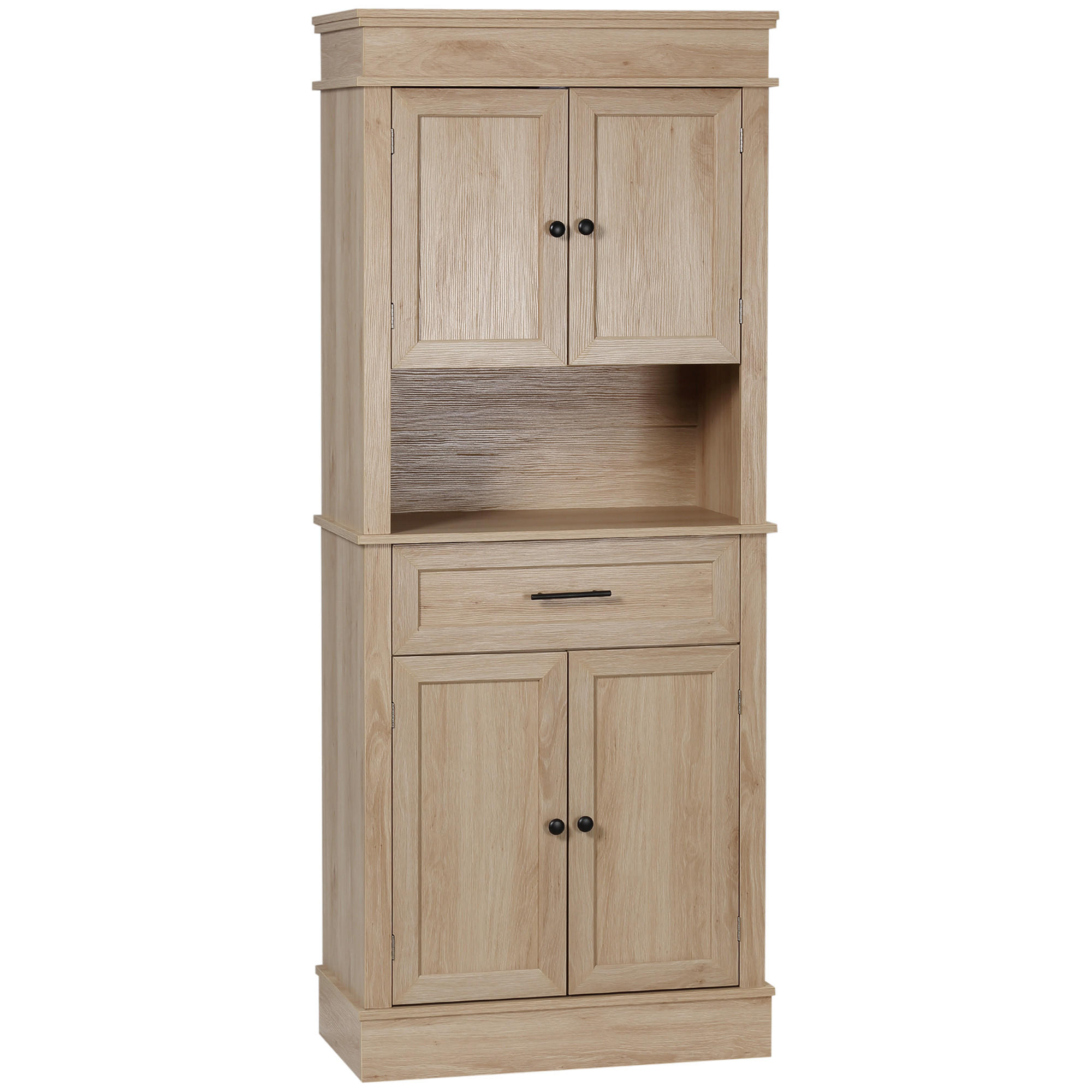 HIGHBOARD DE-11032 2 Schränke Eiche hell - Naturfarben, Holzwerkstoff (39.5/183/74cm) - ComfortXL
