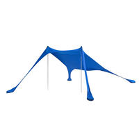 SONNENSEGEL Dunkelblau - Dunkelblau, Textil/Metall (300/300cm) - SoBuy