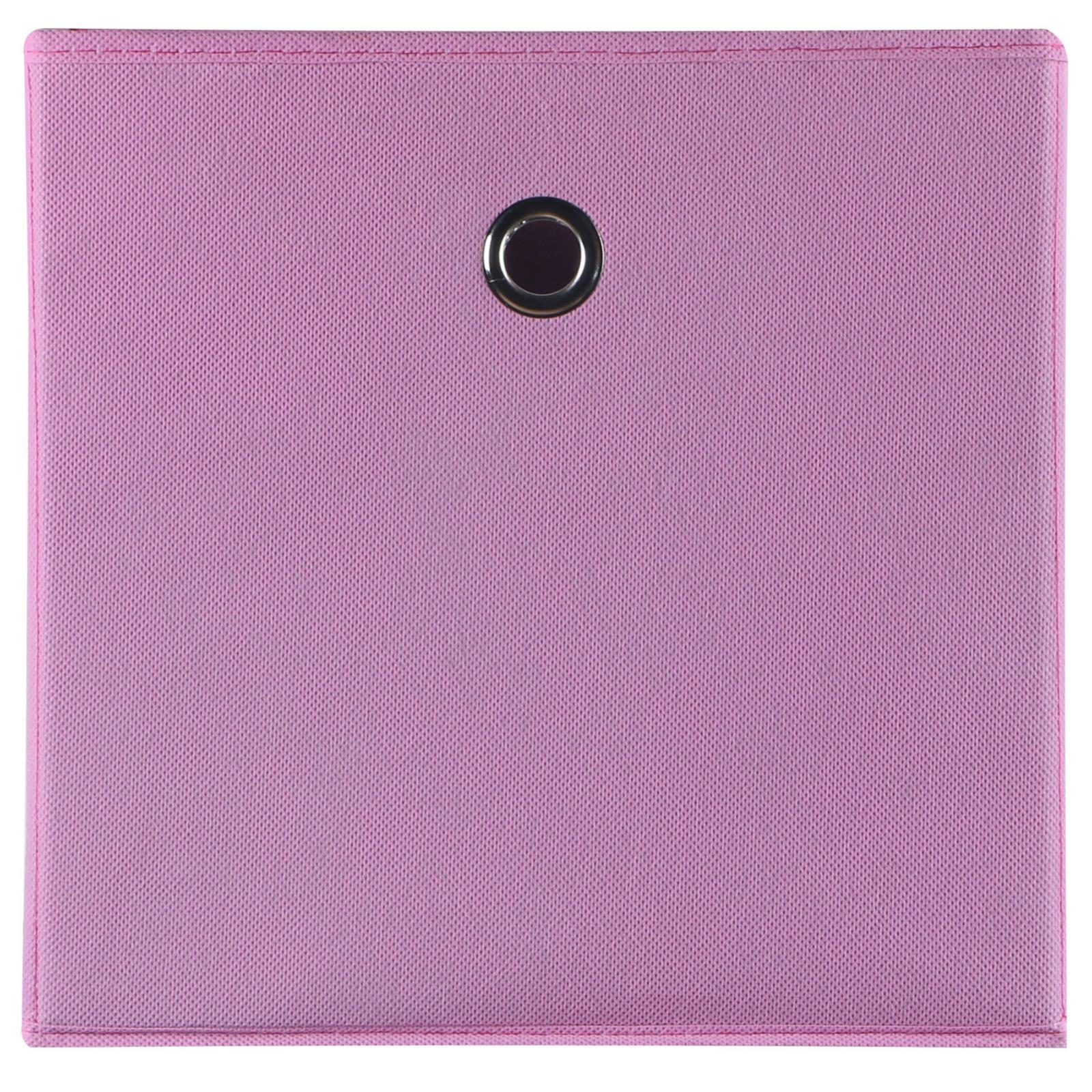 FALTBOX ELA 2ER-SET - Rosa, Textil (27/27/27cm) - IDIMEX