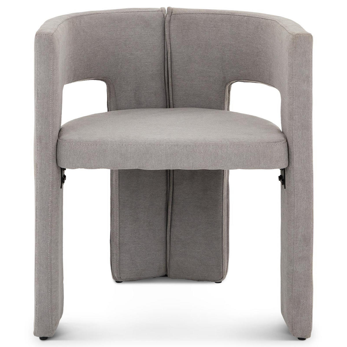 ESSZIMMERSTUHL EVIE grau - Grau, Textil (63/71/55cm) - IDIMEX
