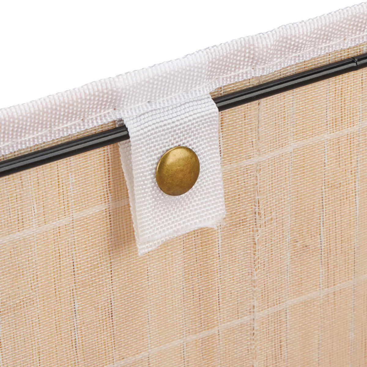 AUFBEWAHRUNGSKORB - Multicolor, Holz/Textil (31/20/31cm) - Relaxdays