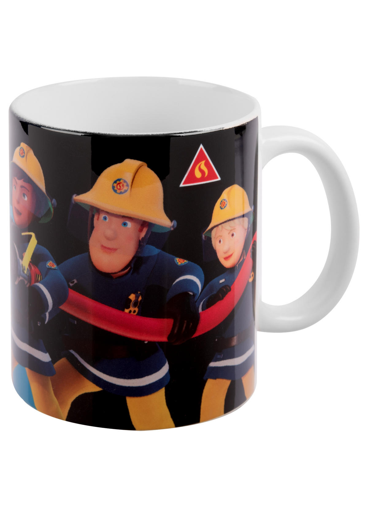 BECHER Feuerwehrmann Sam Heroes in Action Mehrfarbig 320 ml - Multicolor, Keramik (0.32L) - Playmobil