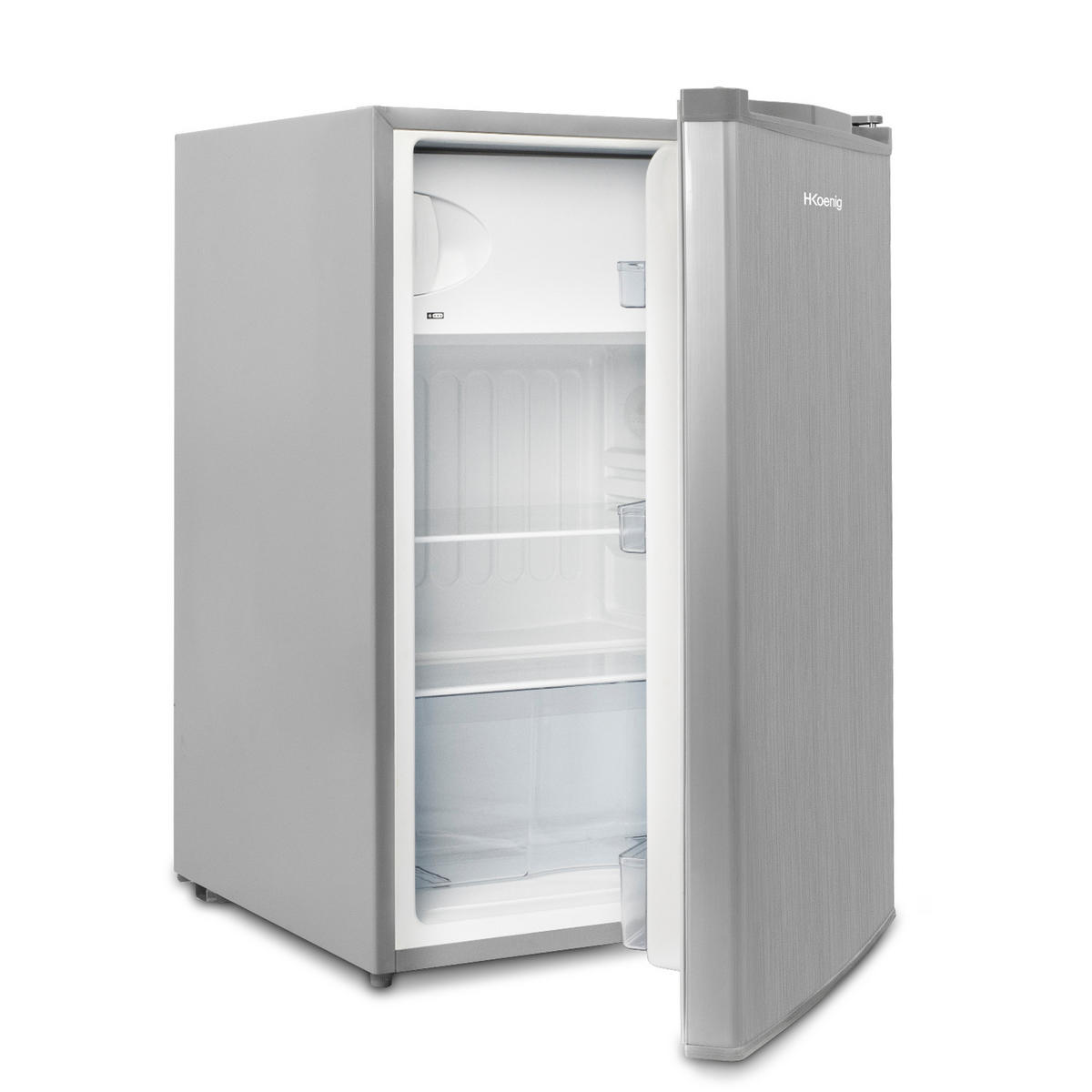 TISCHKÜHLSCHRANK FGX890 Silber, 113L - Grau, Metall (54/82/55cm) - HKoenig