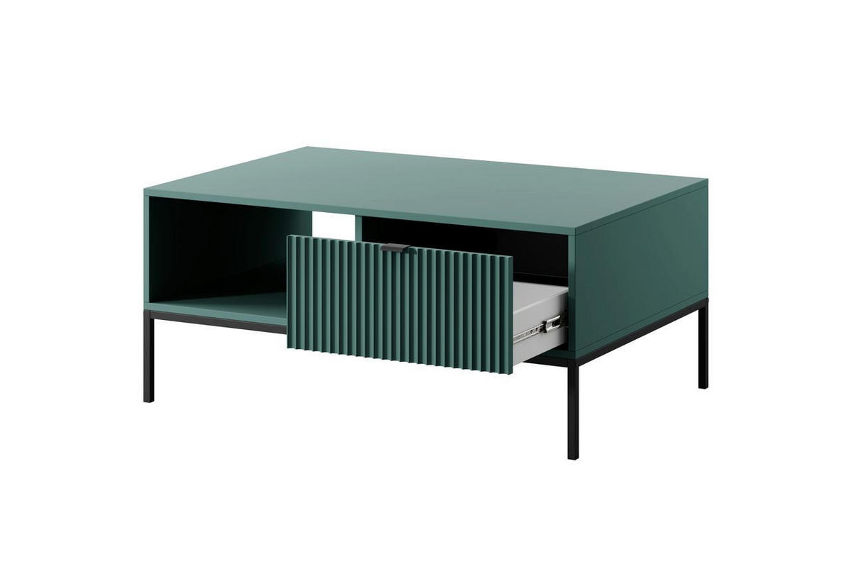 WOHNZIMMER Set 4-tlg. – NOVA – Grün - Grün, Holzwerkstoff (104/46/68cm) - hi-markt