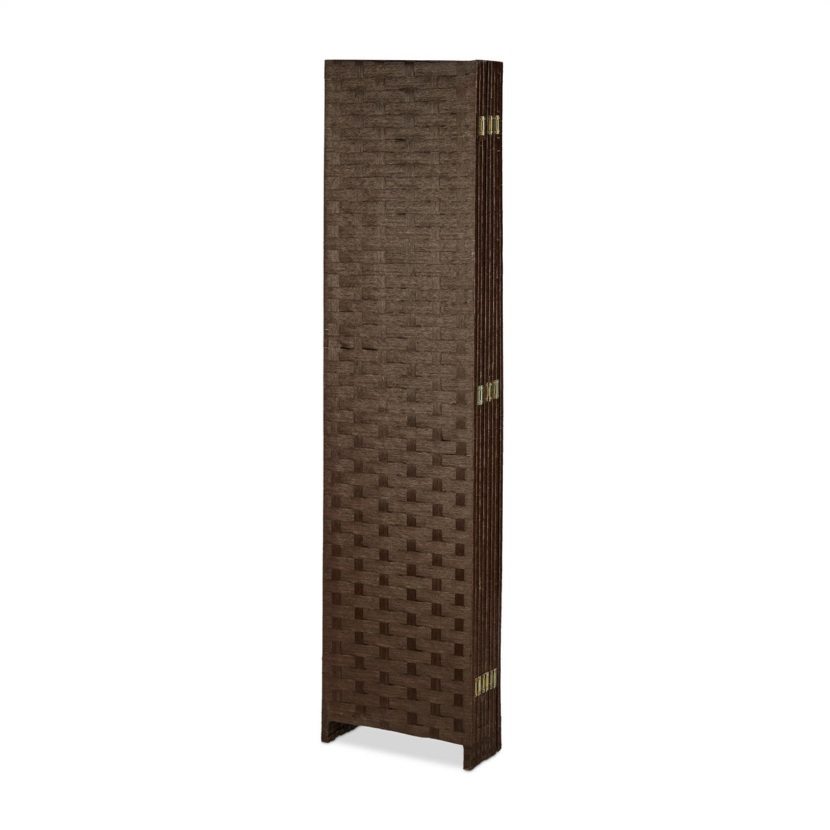 PARAVENT - Braun, Holz/Papier (320/170/2cm) - Relaxdays