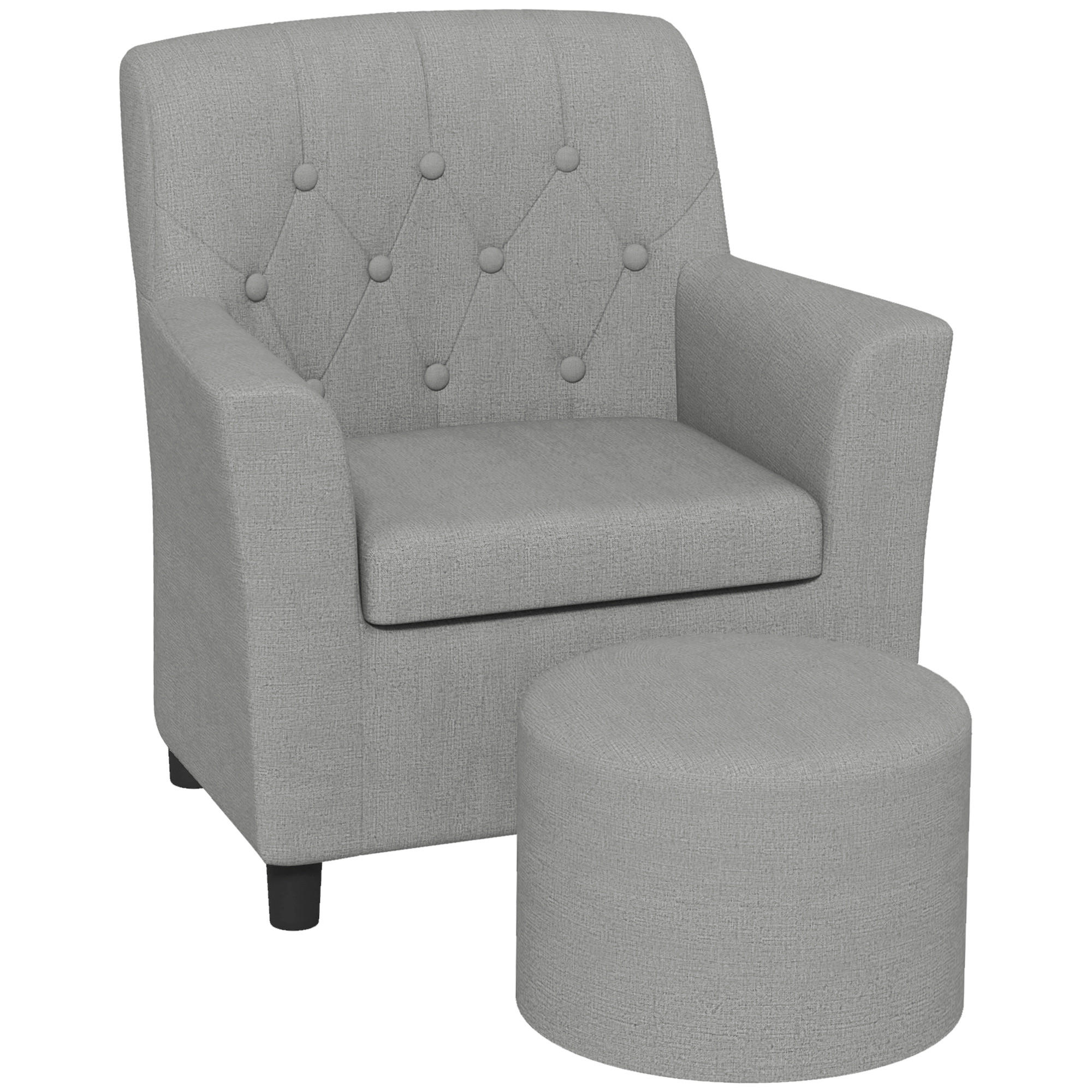 KINDERSESSEL - Grau, Textil (43/50.5/45cm) - AIYAPLAY
