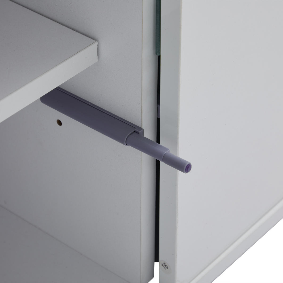 TV-ELEMENT in Weiß TV Schrank mit Stauraum,LED-Beleuchtung für Wohnzimmer B175/T38/H51cm - Weiß, Glas/Holzwerkstoff (175/51/38cm) - STILVORA