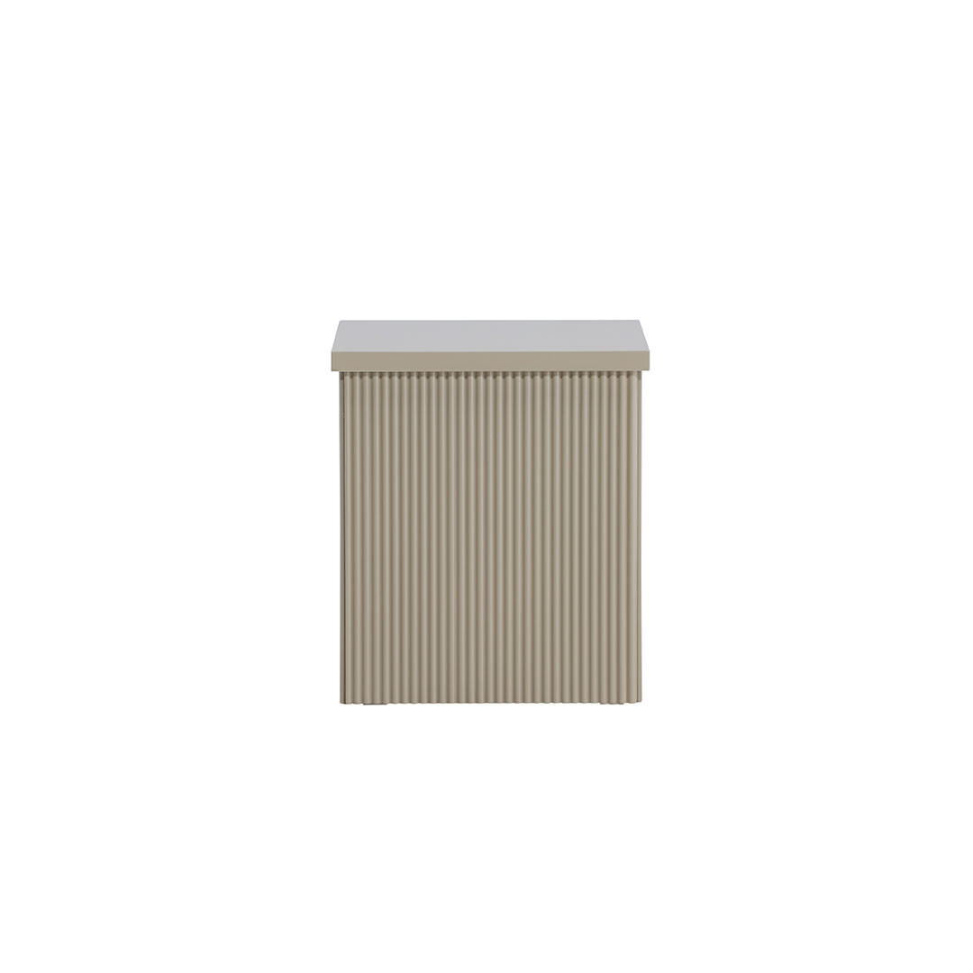 BEISTELLTISCH, Lenox, Beige, MDF, 40 x 40 x 45 cm - Beige, Holzwerkstoff (40/40/45cm) - ebuy24