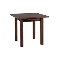 ESSTISCH Max 7, 80-110/80 cm,walnussfarben - Walnussfarben, Holz (80/80/76cm) - Leaf Design