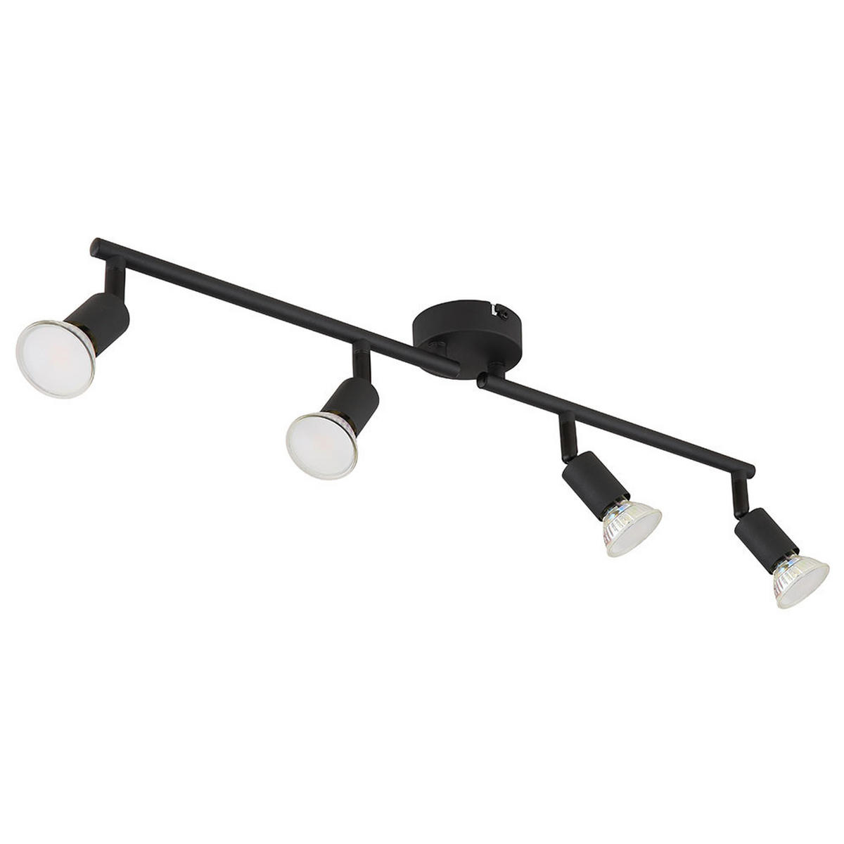 DECKENLEUCHTE Matrix Metall Schwarz - Schwarz, Metall (60/8/13cm) - Globo Lighting