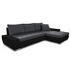 ECKSOFA Faris, Seite: Rechts - Dunkelgrau/Schwarz, Holz/Textil (266/184cm) - Sofnet