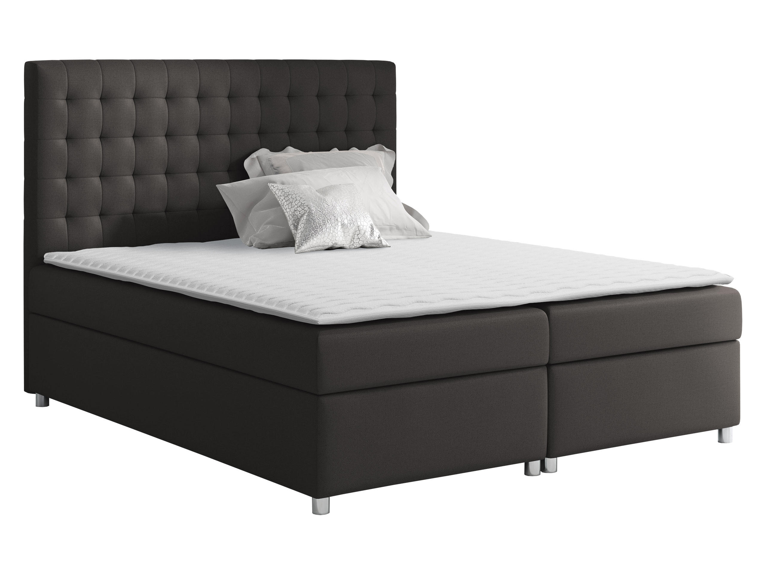 BOXBETT Asti - Schwarz, Holz (180/200cm) - MIRJAN24