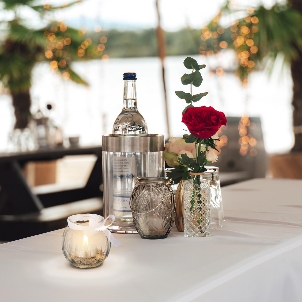 12xWINDLICHT - Transparent, Glas/Textil (7.5cm) - Relaxdays