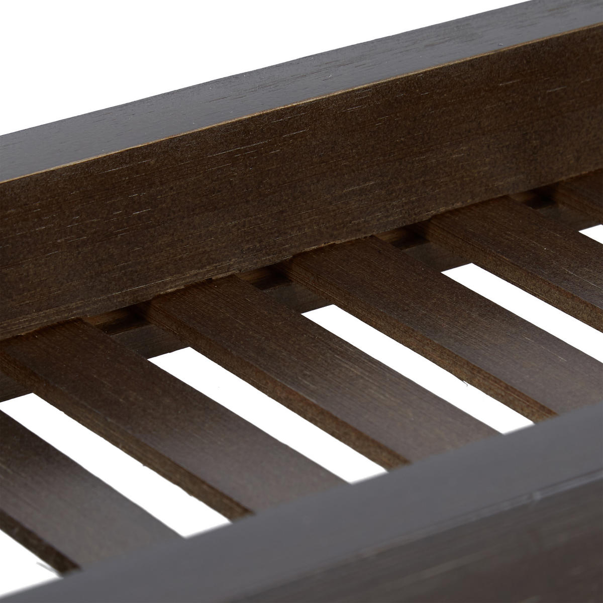 BADEWANNENABLAGE - Dunkelbraun, Holz (70/4/15cm) - Relaxdays