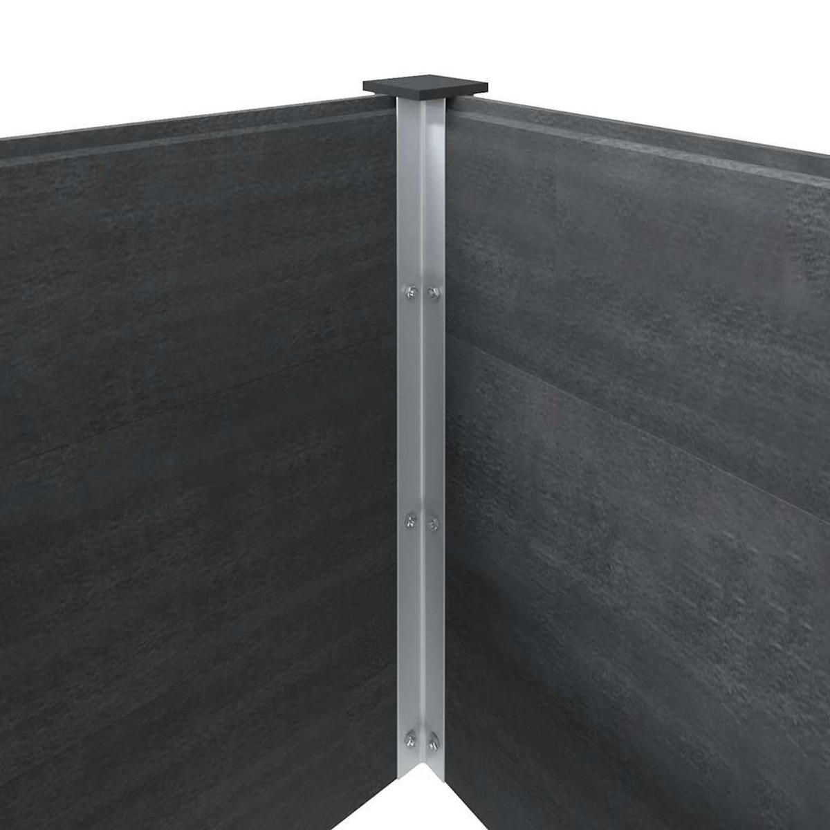 HOCHBEET 300/50/54 cm, aus WPC und Stahl, Grau - Grau, Kunststoff (300/54/50cm) - vidaXL