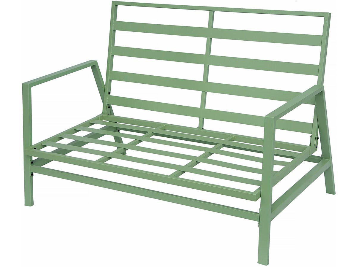 LOUNGEGARNITUR Queens 4-Sitzer Grün - Grün, Metall - Habitat Garten