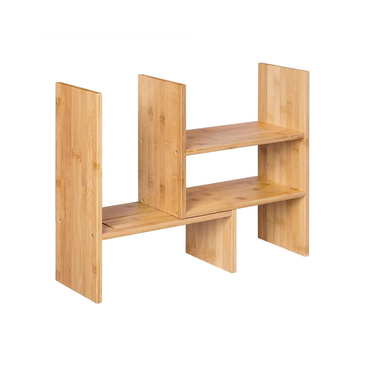 SCHREIBTISCHABLAGE - Eukalyptusholzfarben, Holz (48/15.7/40cm) - Hansiro