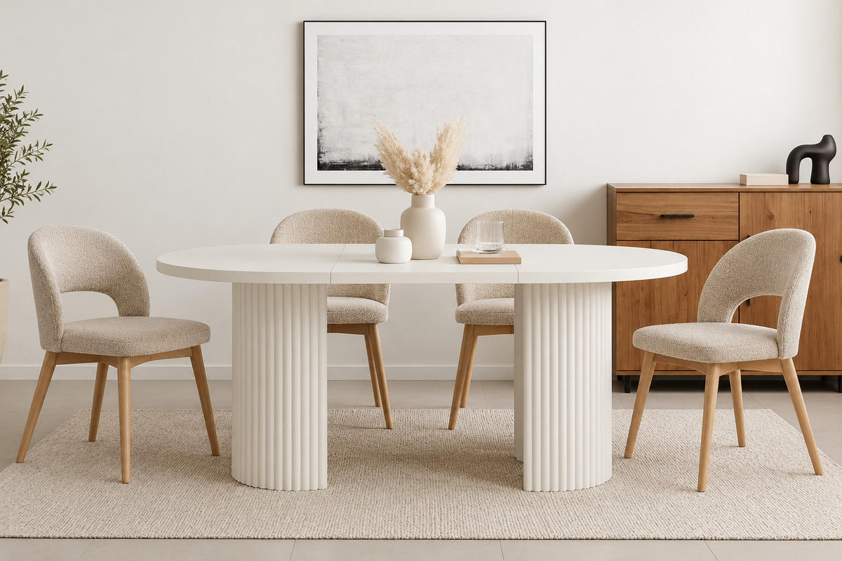 STUHL Monica 85 × 50 × 45 cm, beige, braun - Beige/Braun, Metall (50/85/45cm) - Margaret Hadas24