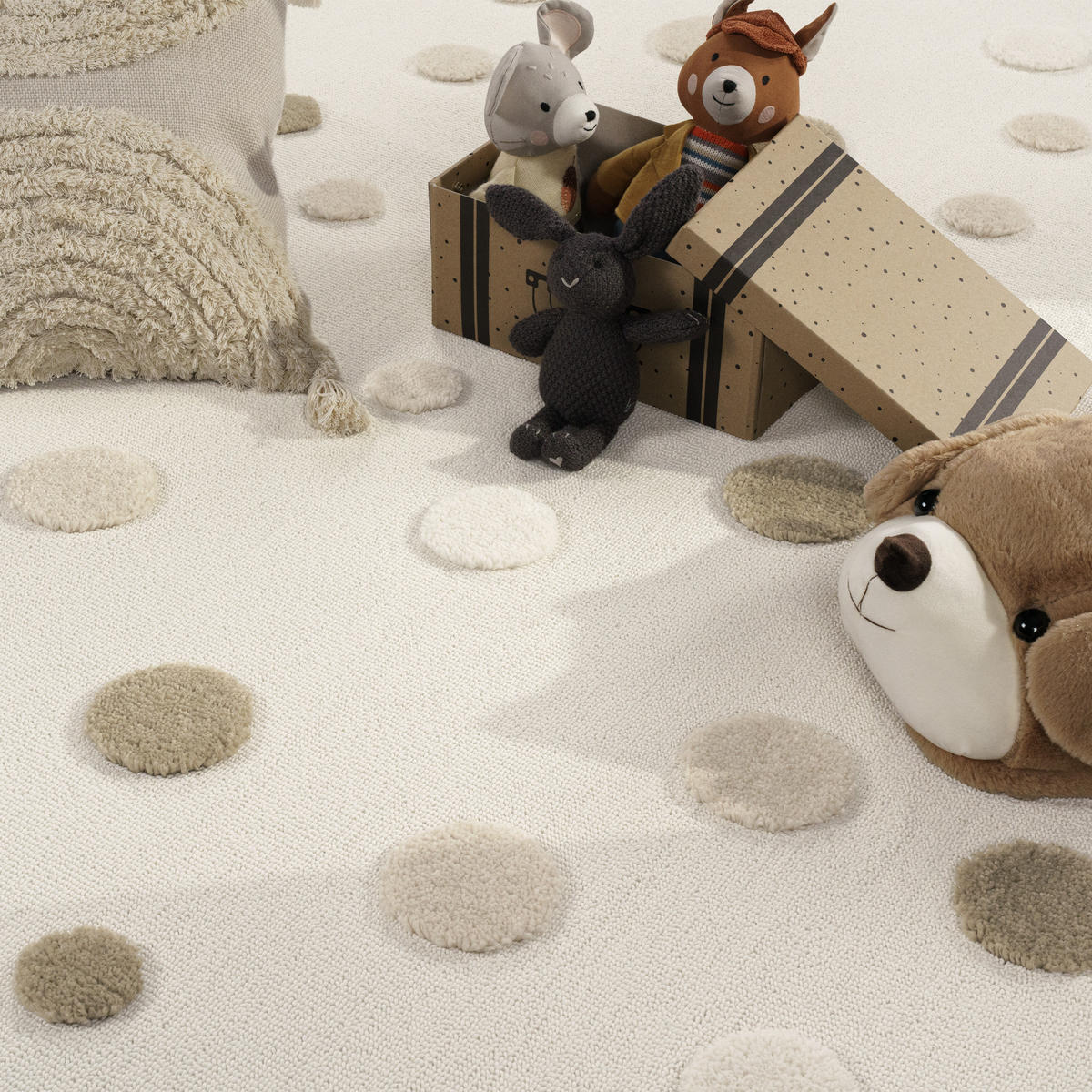 KINDERTEPPICH 160/220 cm Kika 371 - Beige, Textil (160/220cm) - Paco Home
