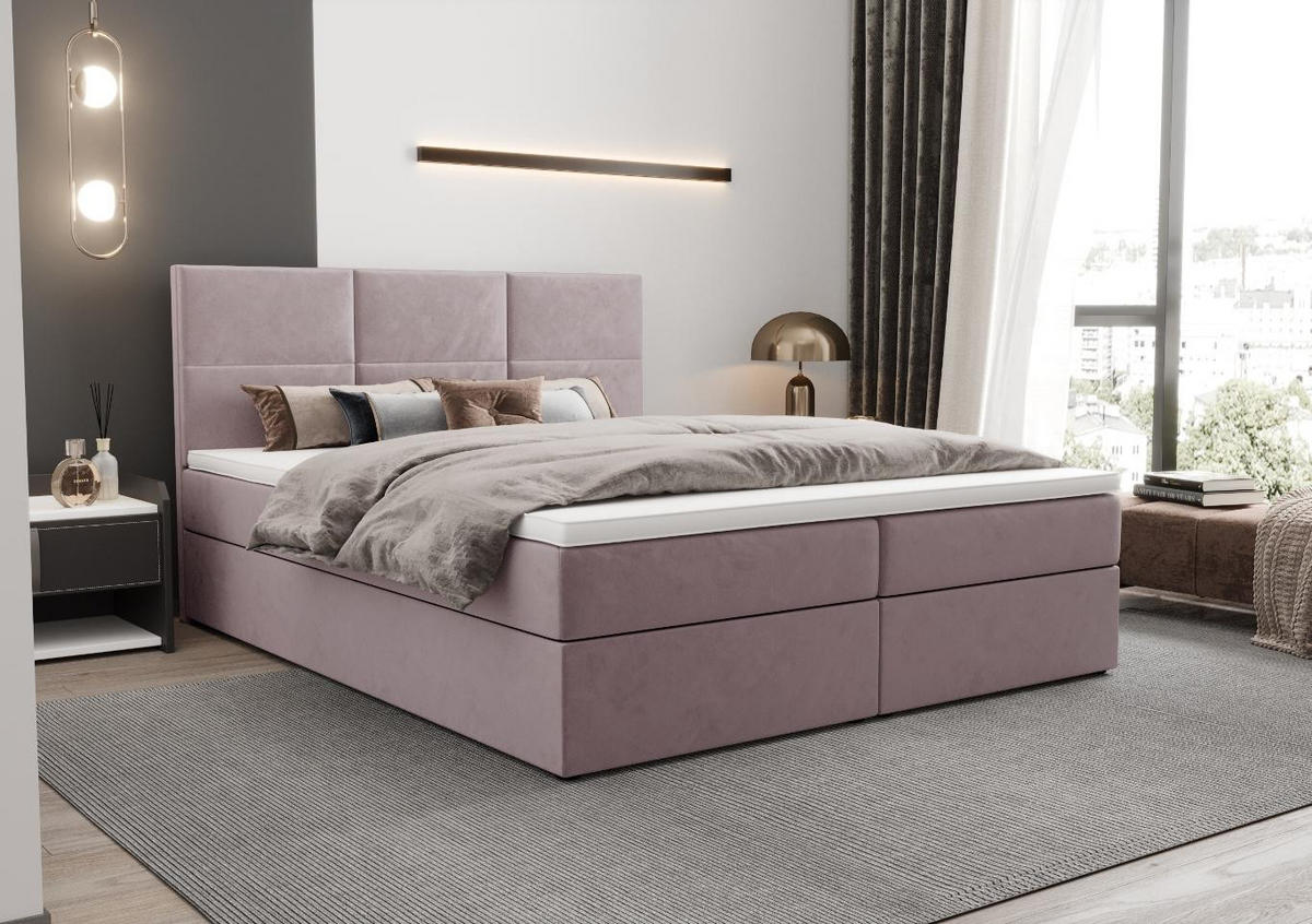 BOXBETT Mallorca Rosa 140x200 cm - Rosa, Textil (140/200cm) - B&B Home