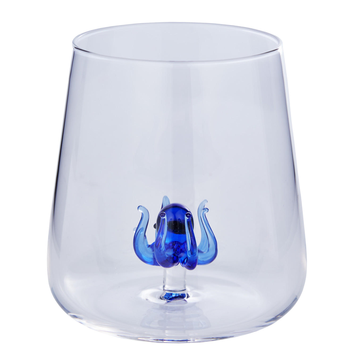 TRINKGLAS Sunn Joy mit Okotpus - Transparent, Glas (0.4L) - Butlers