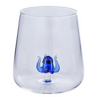 TRINKGLAS Sunn Joy mit Okotpus - Transparent, Glas (0.4L) - Butlers