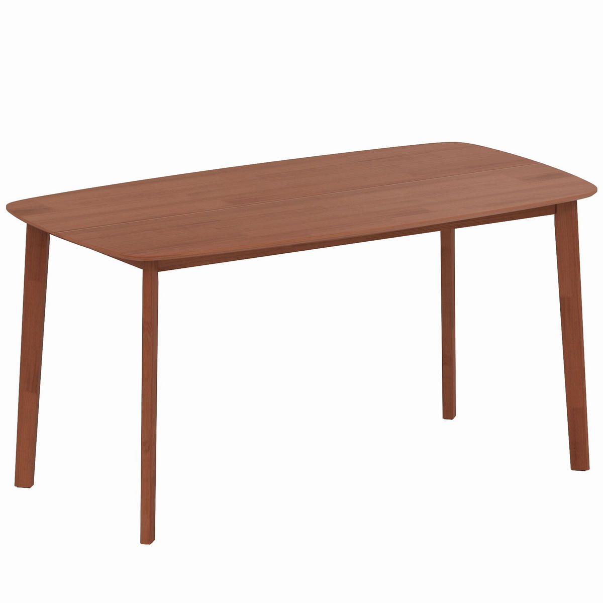 ESSTISCH 150 x 80 cm Küchentisch für 6 Personen im Landhaus-Stil Hellbraun - Hellbraun, Holz (150/80/76cm) - HOMCOM