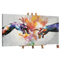 GEMÄLDE Galaktisch auf Keilrahmen 140x70 cm - Multicolor, Holz (140/70cm) - YS-art gallery