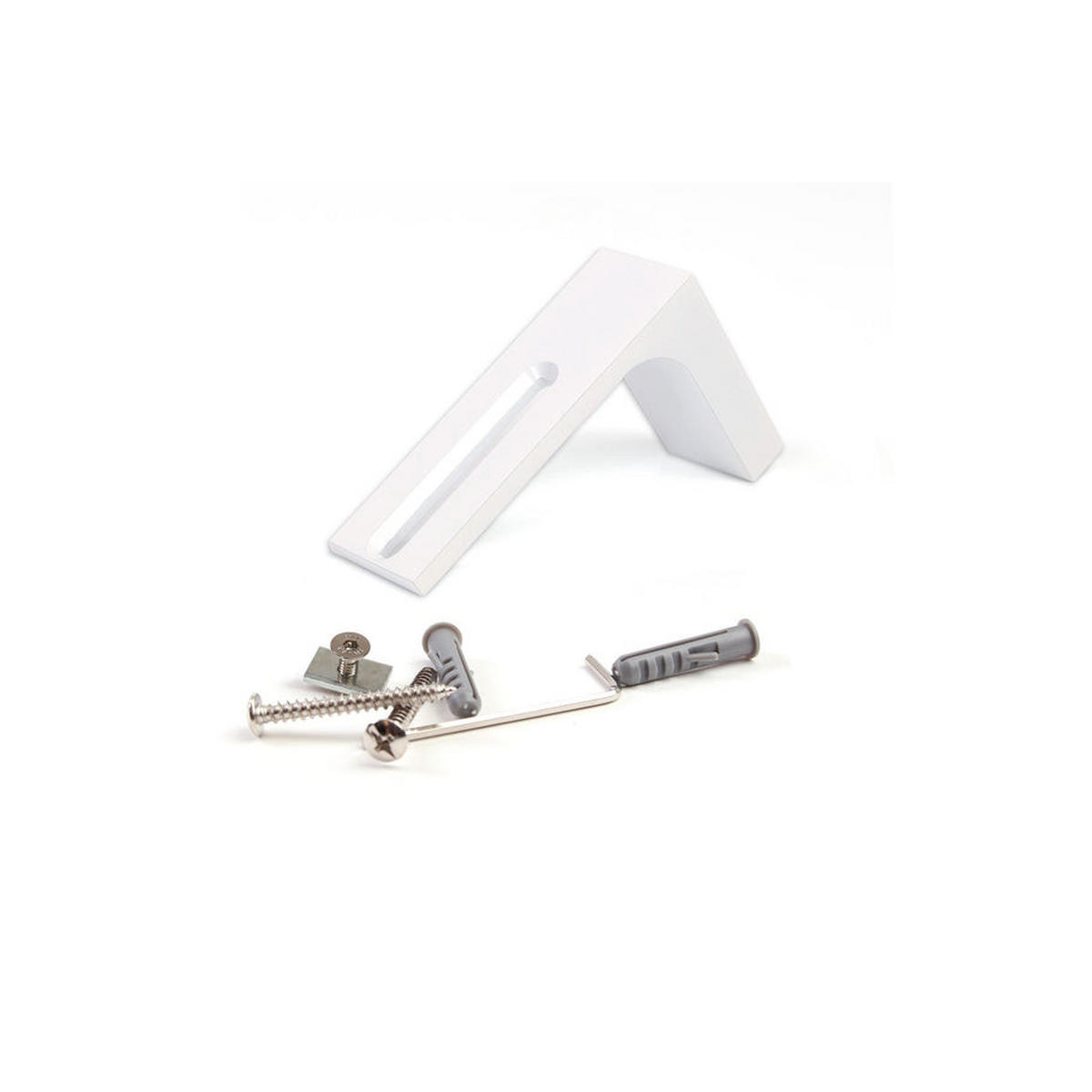 GARDINENSCHIENE 1-lauf Loft 380cm - Weiß, Metall (380cm) - Deco-Raum