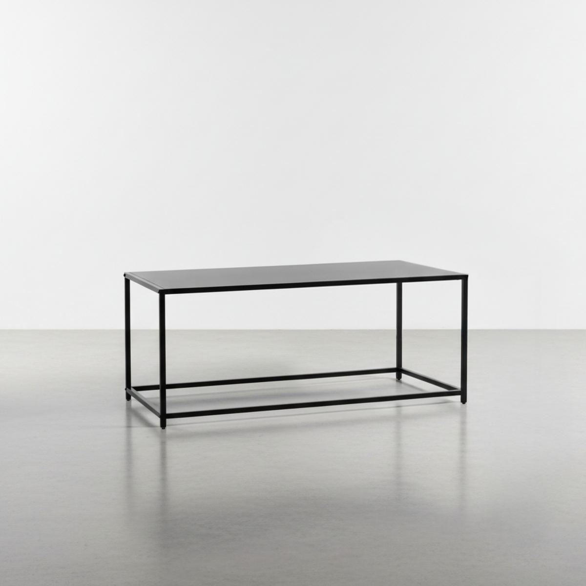 COUCHTISCH, schwarz, Metall - Schwarz, Metall (110/50/41cm) - eluno