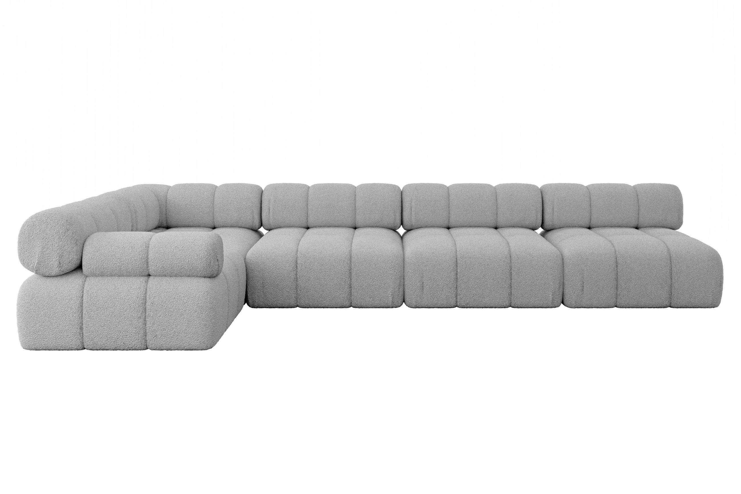 Altdecor Ecksofa Hellgrau 380x190 cm