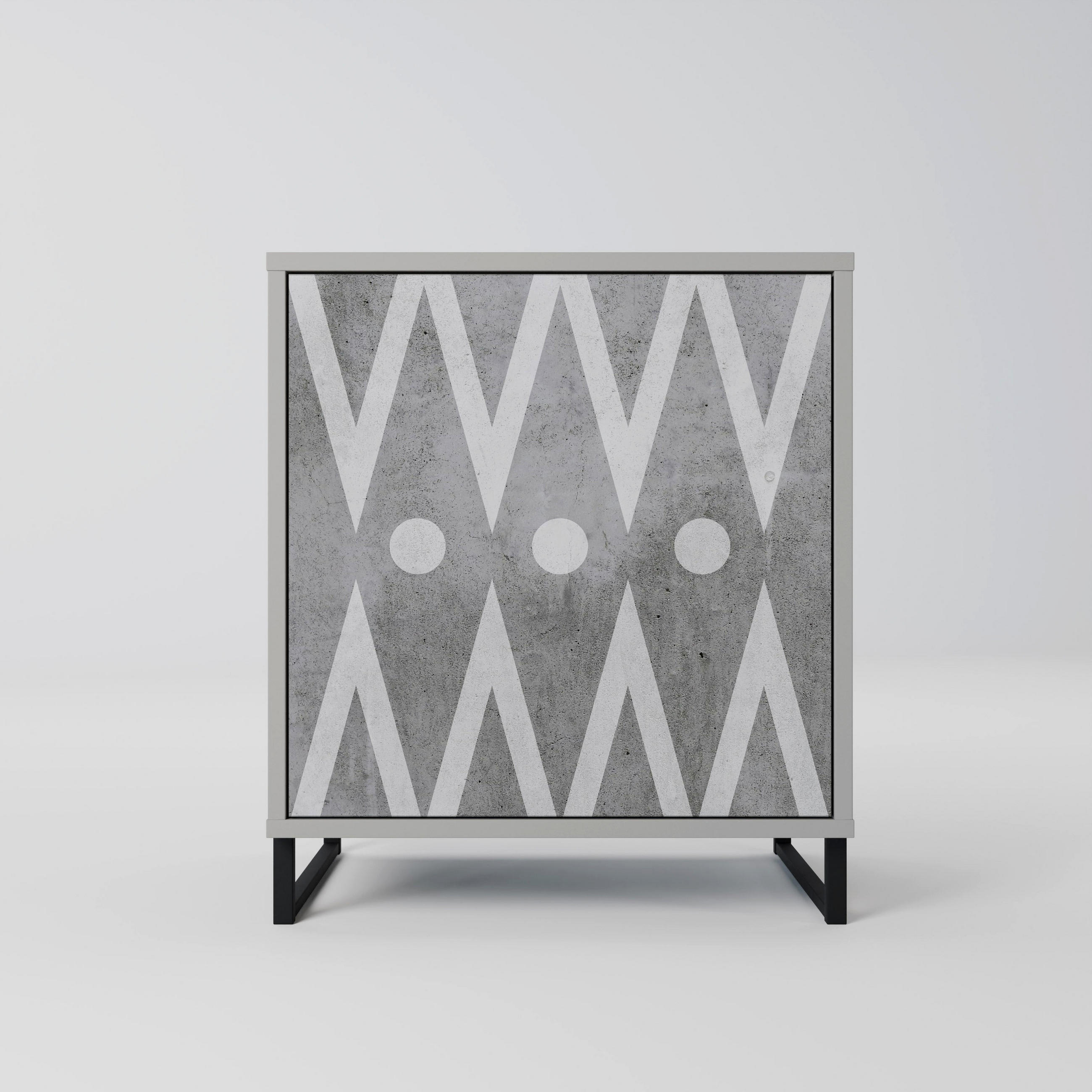 SpaceRebels Sideboard Grau 57.5x67.5x42 cm