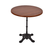 BISTROTISCH Kollin Ø70cm Rund Dunkelbraun Holz Cafétisch - Dunkelbraun, Holz (70/70/53cm) - DELUKE