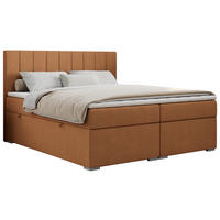 BOXBETT ALLY 140/200 Orange Struktur - H3 - Orange, Holz/Textil (140/200cm) - MKS