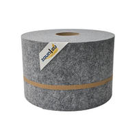 SICHTSCHUTZSTREIFEN Design Vlies für Doppelstabmatten Hellgrau 35m - Hellgrau, Kunststoff (3500/19cm) - ZAUN|ZU