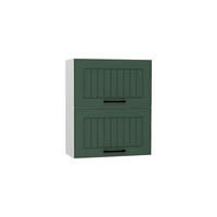 HÄNGESCHRANK W60GRF/2 - ARVION - Hochwertige Küchen Optik - Grün, Holz/Metall (60/72/30cm)