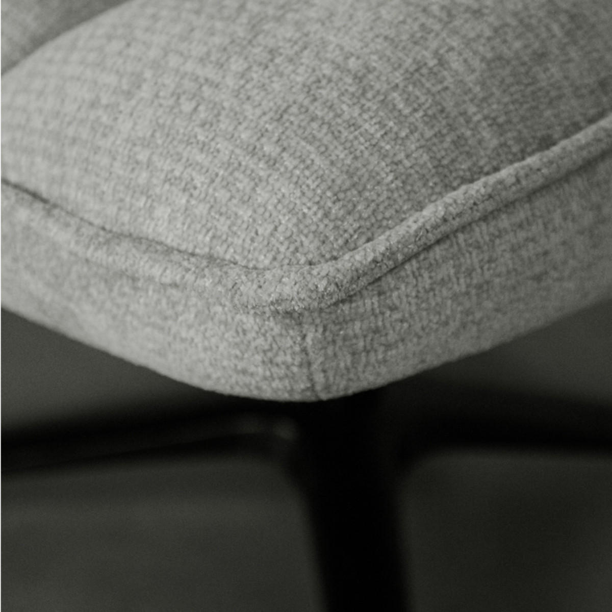 SESSEL Vince Grau 74/63/91 cm - Grau, Textil (63/91/74cm) - LABEL51