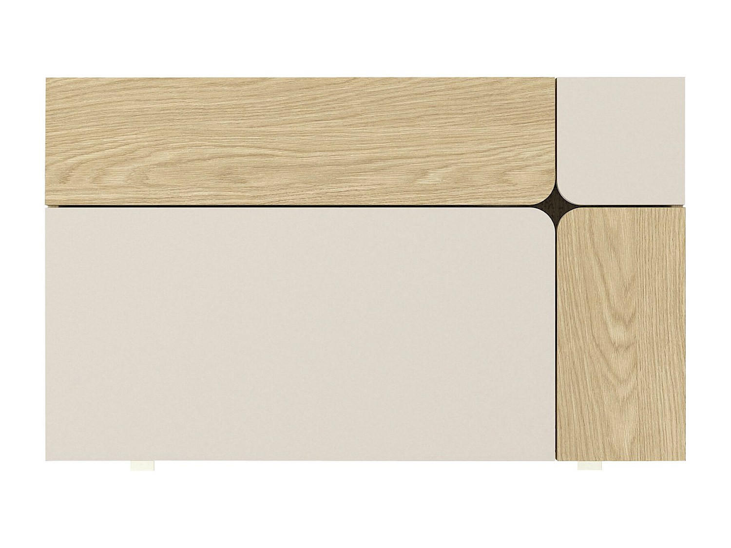 Vente-Unique Sekretär Beige, Natur 100x60x21.8 cm