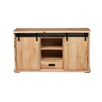 LOWBOARD LIAN IV - Beige/Naturfarben, Holz (128/70/45cm) - SAM