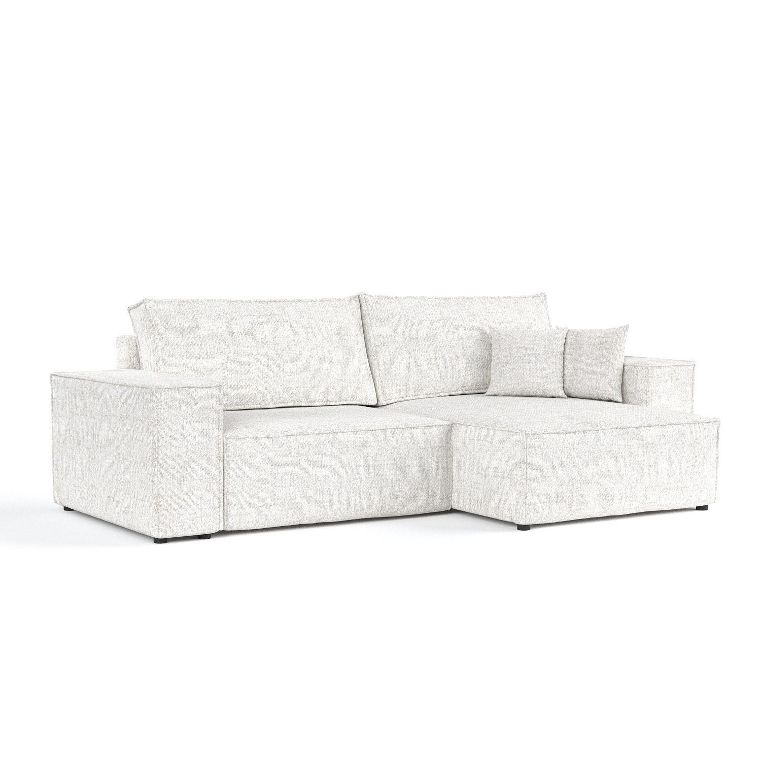 AltaBeds ROHOVÁ SEDAČKA CAVO, textil, Krémová