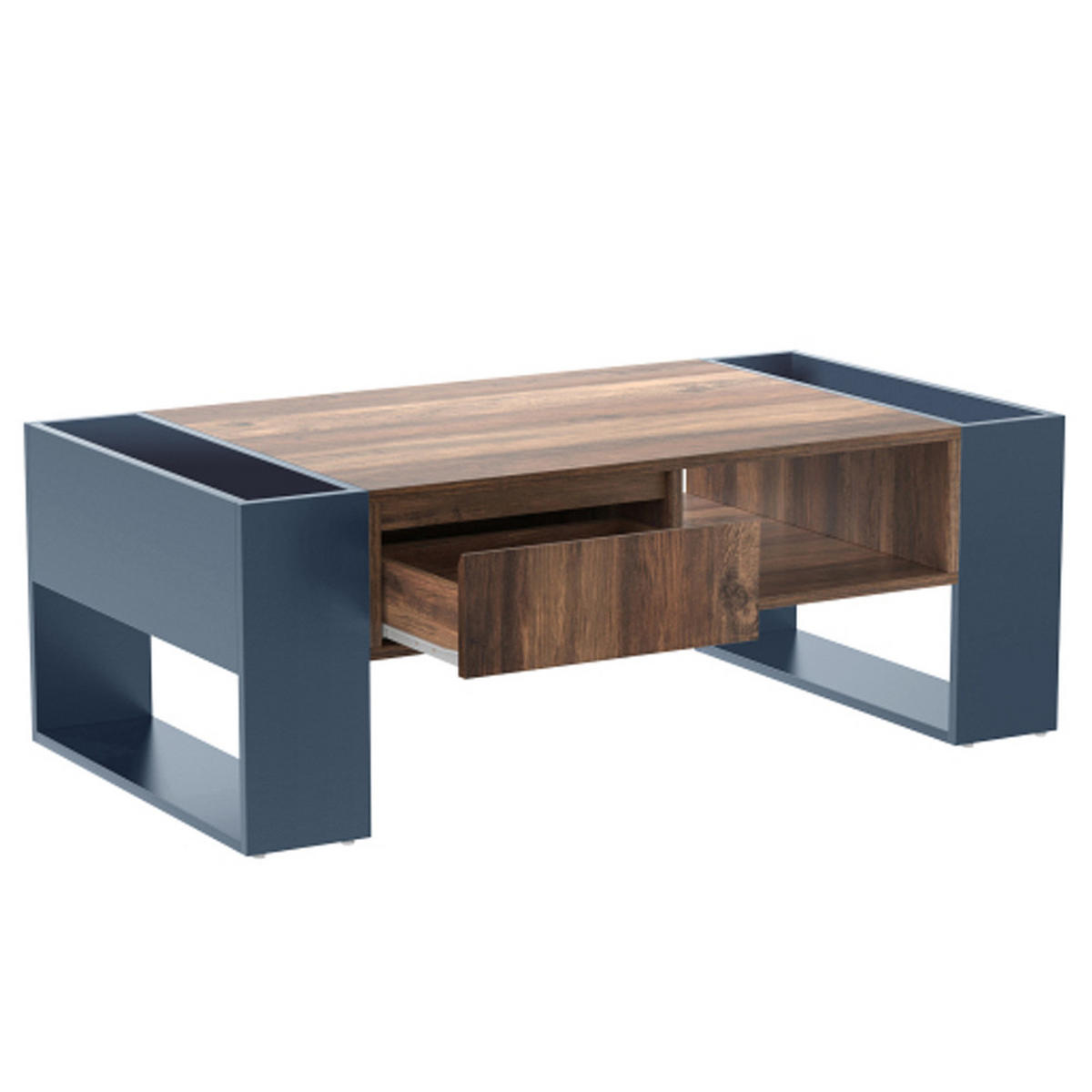 COUCHTISCH Anthrazit 160/60/40 cm - Grau, Holz (106/60/40cm) - Urban Meuble