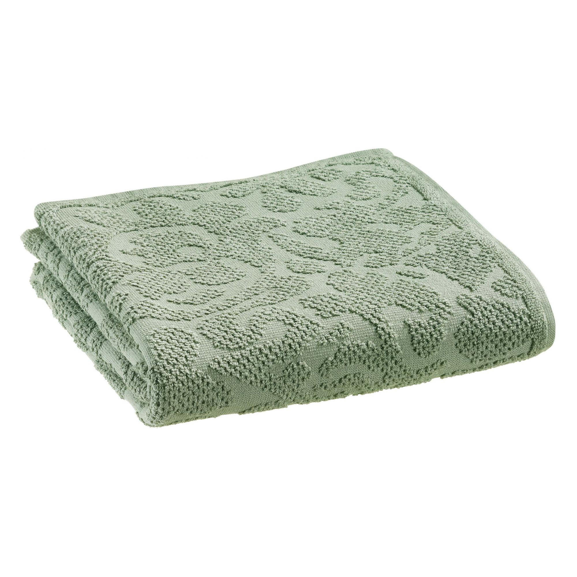 HANDTUCH Gilda thymian 50 x 100 cm - Grün, Textil (50/100cm) - Vivaraise