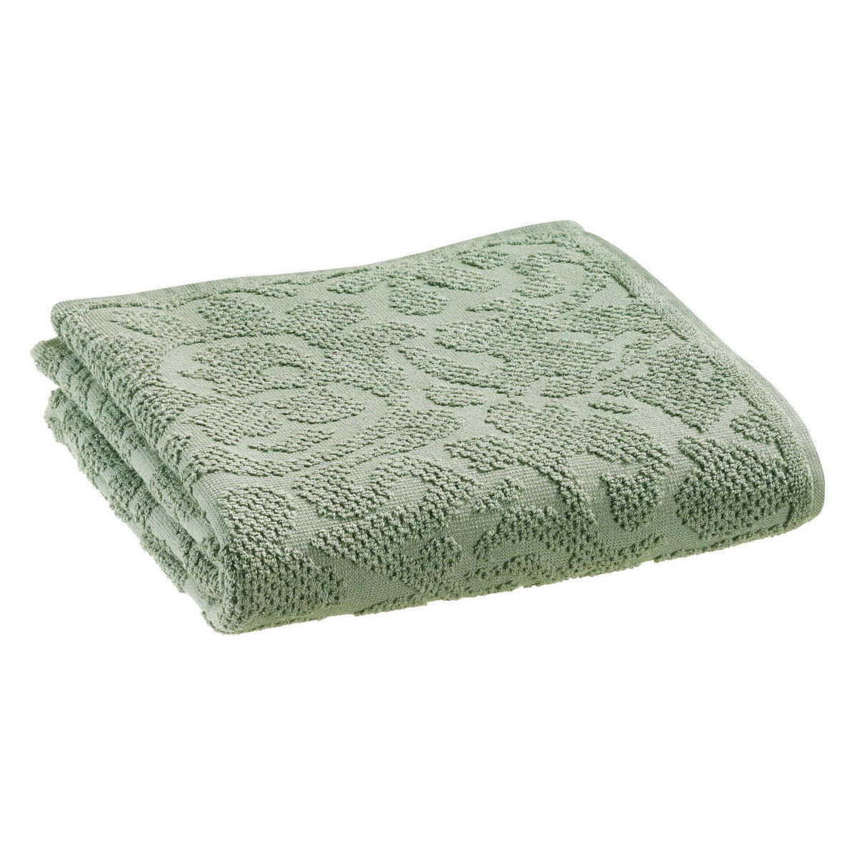 HANDTUCH Gilda thymian 50 x 100 cm - Grün, Textil (50/100cm) - Vivaraise